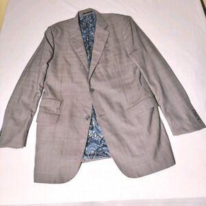 J. Hilburn Blazer Sz 43 Wool Sport Coat Vitale Barberis Canonico - Issues